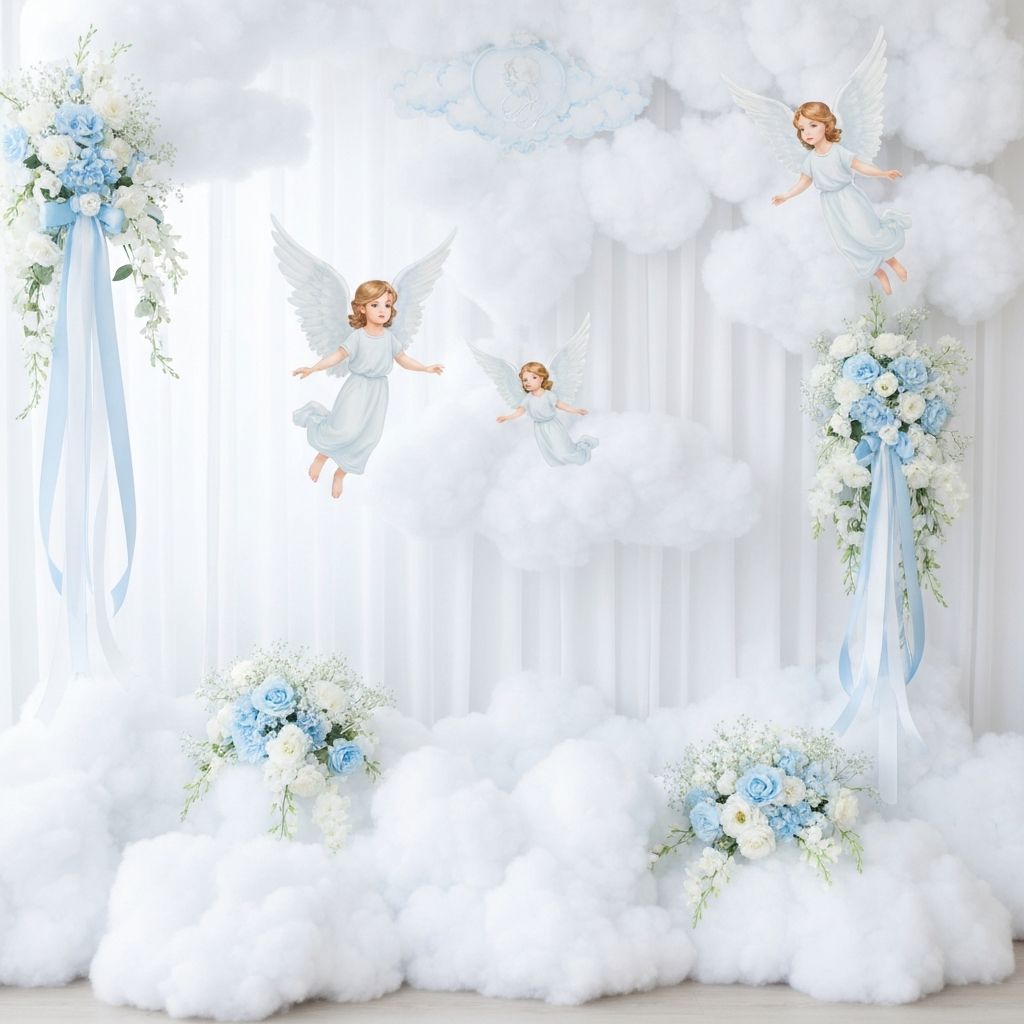 Ангелчета и облаци